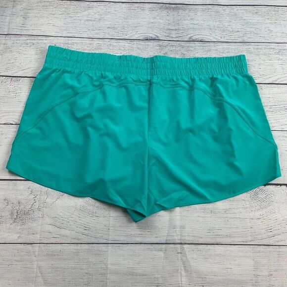 Xersion Running Shorts sz 4X Plus Green Inner Liner Zip Pockets New NWT - Picture 6 of 9